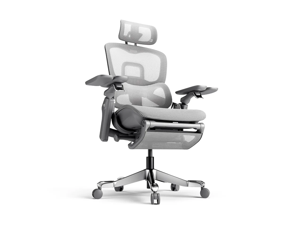 UE Furniture ergonomic mesh office chair with adjustable headrest and following lumbar support